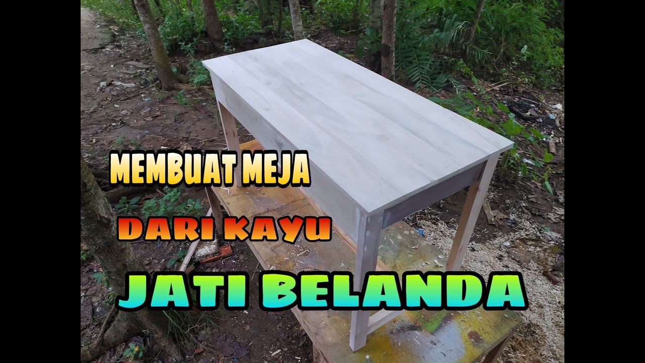  Cara  membuat  meja kayu  sederhana  ALGA ELGA YouTube