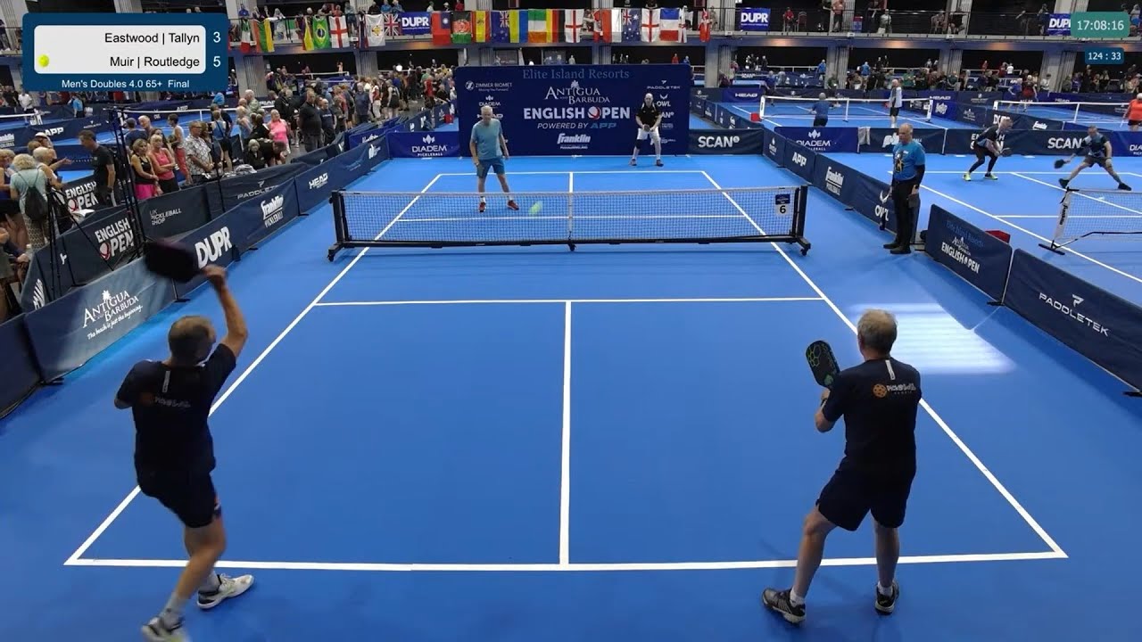 English OPEN 2025 Men's Doubles 4.0 65+ Final | Eastwood + Tallyn vs Muir + Routledge