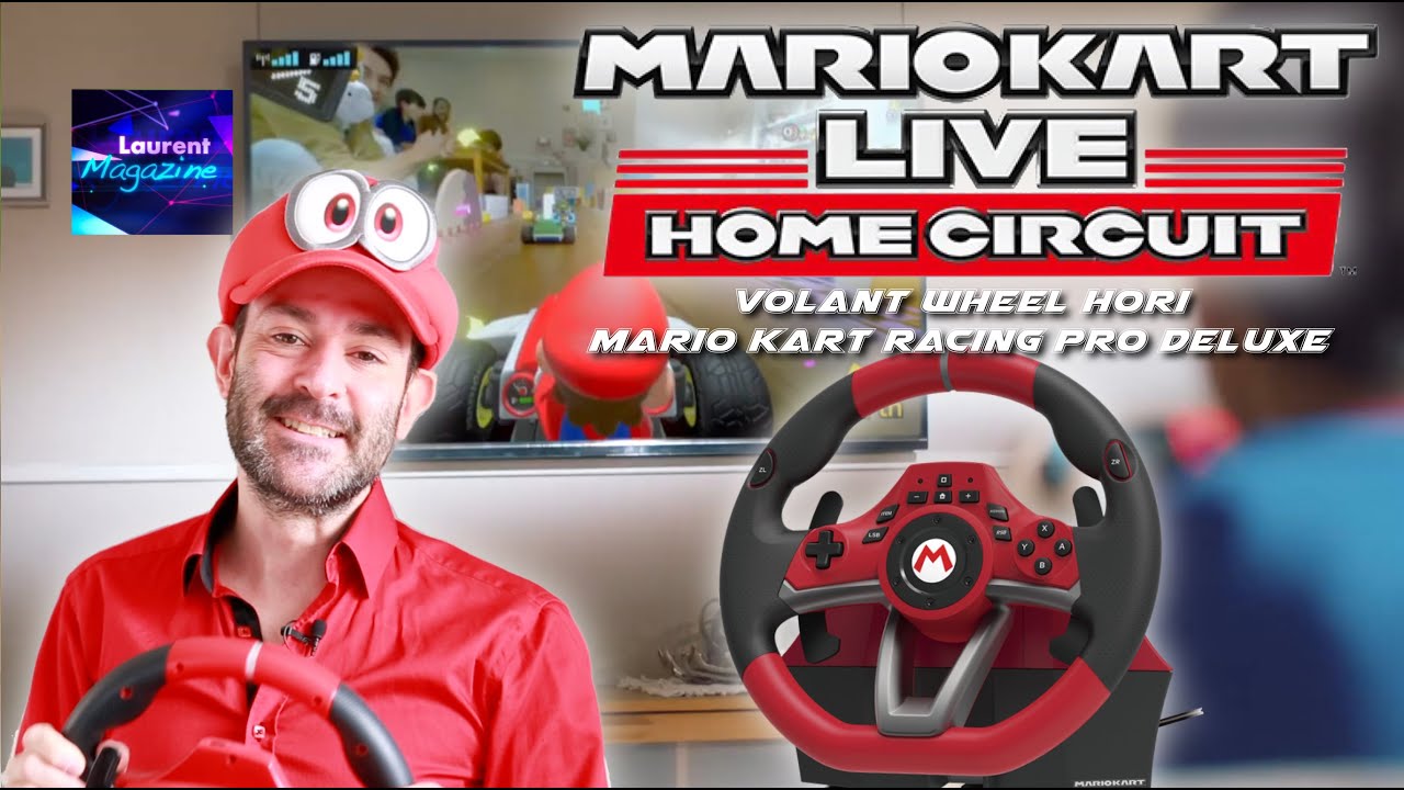 MARIO KART LIVE HOME CIRCUIT AVEC VOLANT WHEEL RACING PRO DELUXE NINTENDO  SWITCH - YouTube