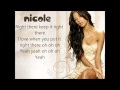 Nicole Scherzinger - Right There ft. 50 Cent Lyrics On Screen