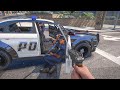 GTA 5 - Epic Shootout Ep.1 | Euphoria Ragdoll Physics
