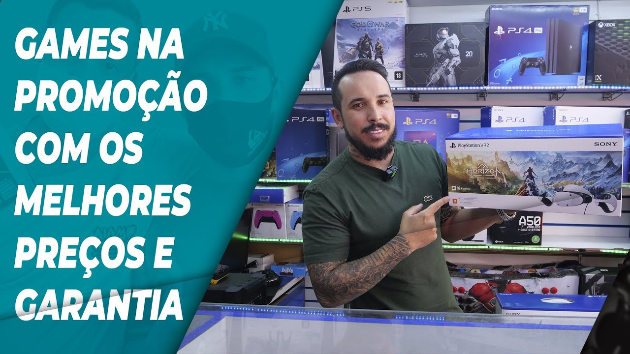 GAMES NA PROMOÇÃO (PS VR2), COM OS MELHORES PREÇOS E GARANTIA!!! 