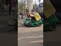 आजादपुर मंडी पर हुआ ACCIDENT DTC BUS वाले को मारा🤯😯 Auto वाला मर गया।।#shorts