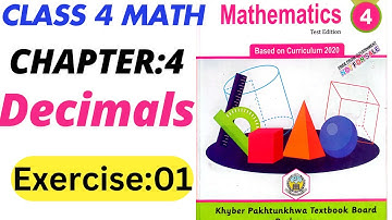 Class 4 Math New Book Chapter 4 Decimals Exercise 1 | Class 4 Math Unit 4 Exercise 1