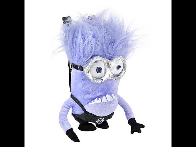 Despicable Me 2 Evil Minion Tim 13 inch Plush Backpack - KidtoyTesters 