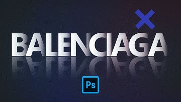 Photoshop Tutorial: Powerful Overlapping Text Effect with Reflection