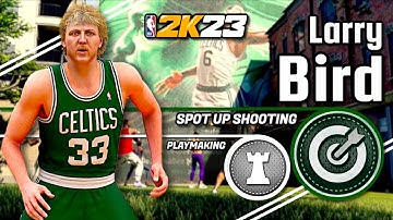 This LARRY BIRD Build is AUTOMATIC on NBA 2K23 ! Best Sharpshooting Wing SF !