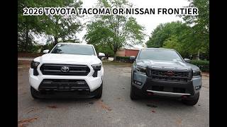 The 2026 Nissan Frontier is Better than the Toyota Tacoma!