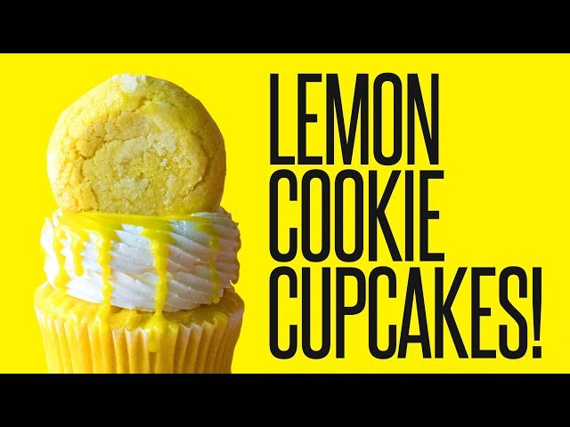 LEMON COOKIE CUPCAKES! - The Scran Line