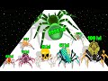 Spider evolution runner  level up last spider max level gameplay insect evolution run new update