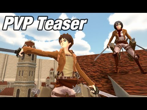 Aot Fan Game Preview - Pvp Teaser - Youtube
