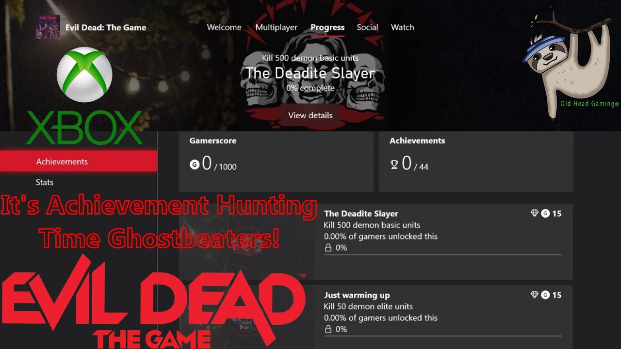 Evil Dead: The Game Achievements