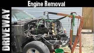 Removing the Engine from the Explorer Donor