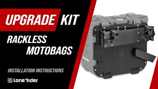 Rackless MotoBags Upgrade Kit – How to install