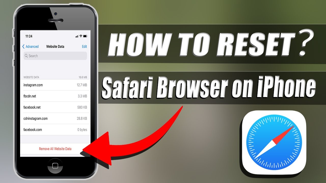 how to reset safari on iphone 11