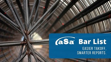 aSa Rebar Software: Bar List