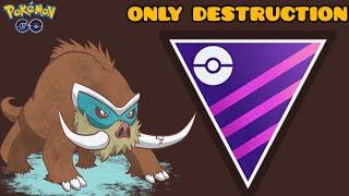 Level 50 Shadow Mamoswine is meta destroyer in open master league| Pokemon Go battle league