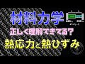 9. 熱応力・熱ひずみについて(材料力学)