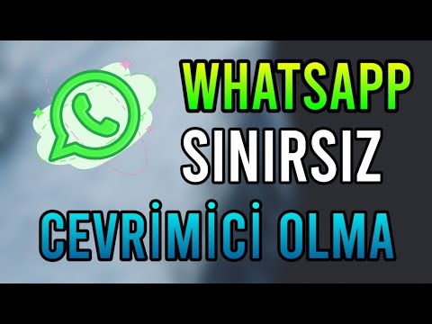 WhatsApp Sınırsız Çevrimiçi Olma Hilesi ✓ Android Eğitim Türkçe