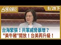 台海緊張！共軍威脅暴增？"美牛豬"開放！台美再升級！【台灣向前行】2020.08.28(下)