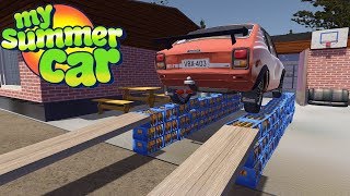 BEER CASES AND PLANKS = RAMP FOR VEHICLE - My Summer Car Story #94 | Radex