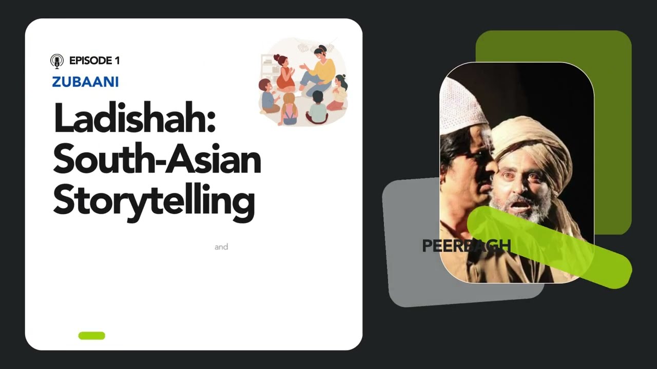 Peerbagh Zubaani: South-Asian Folk Storytelling technique Ladishah with artist Rajinder Tickoo