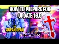 How To Prepare for UPDATE 16.5 + Sneak Peak in  Anime Adventures! JOJO BIZZARE UPDATE!