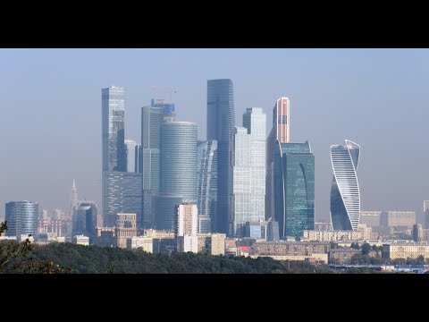 Video: Anfahrt Zur Aussichtsplattform Der Stadt Moskau