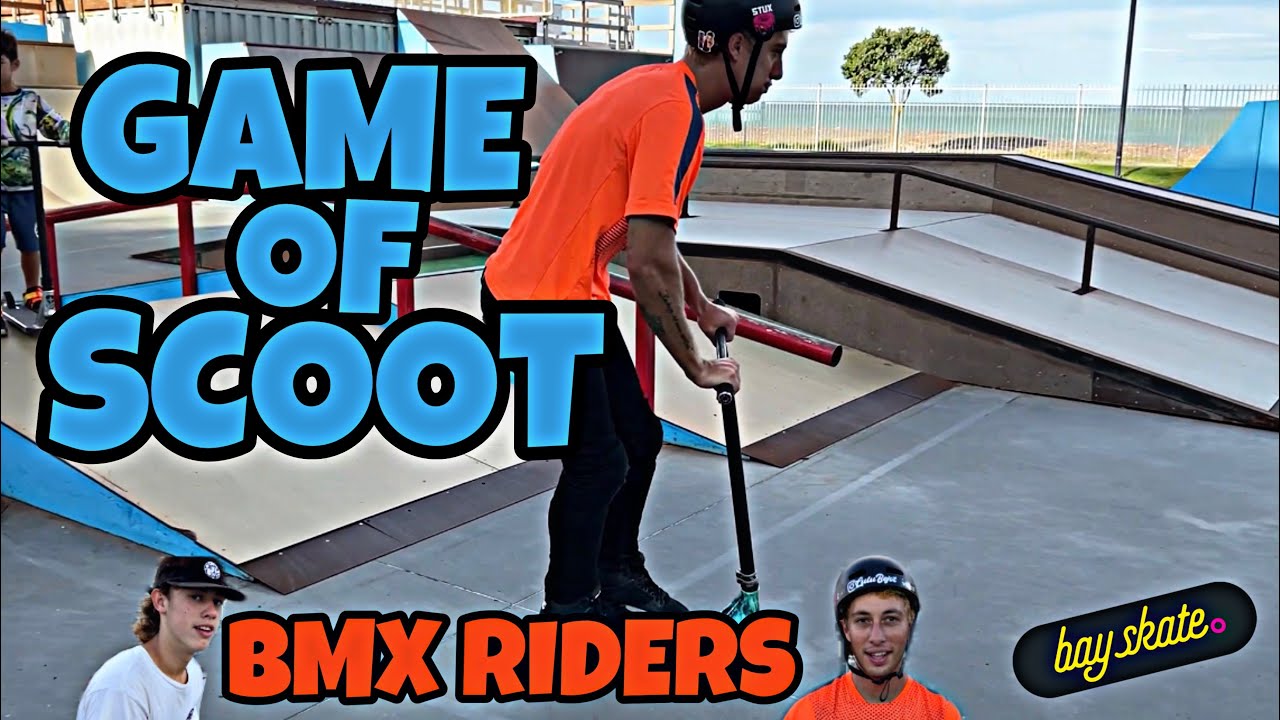 BMX RIDERS VS SCOOTERS! GAME OF SCOOT!! YouTube
