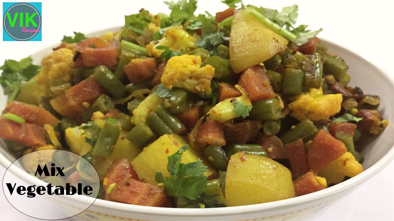 Mix Vegetable Recipe - Healthy And Nutritious - YouTube