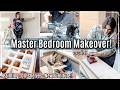Budget bedroom makeover 2024 ep2  painting new furniture  diy wood shelves  decorating
