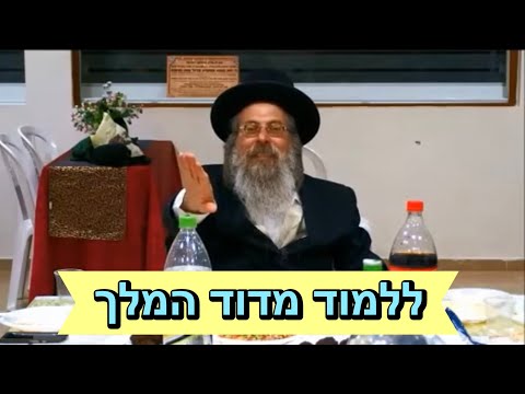 הרב אליהו גודלבסקי | ללמוד מדוד המלך [1]