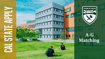 Cal State Apply - A-G Matching Tile - Academic History