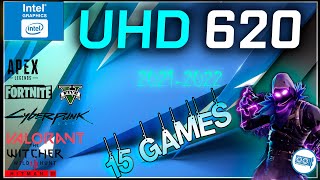 🔹Intel UHD 620 in 15 GAMES           (2021-2022)