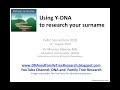 Using Y-DNA to Research your Surname (Maurice Gleeson)