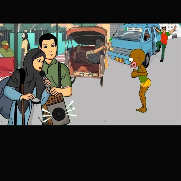 short video animasi | story wa animasi Dangdut Pengamen Sound viral