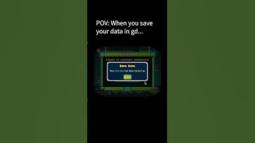 POV: When you try to save your data in #gd