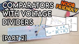 Comparators - Using A Voltage Divider Network To Set The Reference Voltage screenshot 5