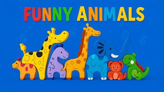 ABC song for kids | The animal alphabet ABC song | Alphabet animals song | ABC wild animals names