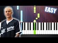 DJ Khaled - I'm the One ft. Justin Bieber - EASY Piano Tutorial by PlutaX