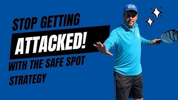 Stop Attacks - Safe Spot Strategy | Improve Your Pickleball Dinks and Play Your Best Pickleball