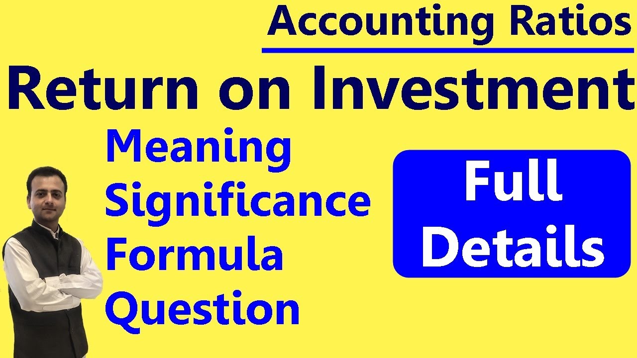 Return On Investment Ratio Formula Class 12 Accounting Ratios Chapter Return On Investment Ratio Formula Class 12 Accounting Ratios Chapter