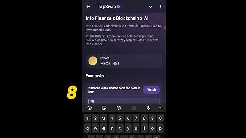 Info Finance x Blocking x AI Tapswap code Today | 17 November Tapswap code | Tapswap code today |