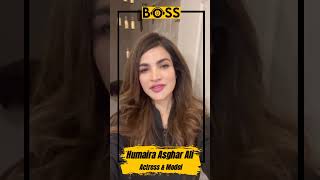Humaira Asghar Ali Shares Her Views About The Initiative Of Boss Life.