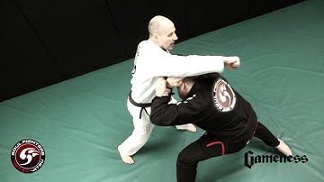 Combat Jiu-Jitsu: Elbow Attack Body to Rear Throw Takedown (Tani-Otoshi)
