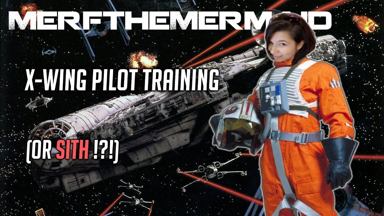 Darth Merf - Star-Wars Pilot Simulator - w/Merfthemermaid