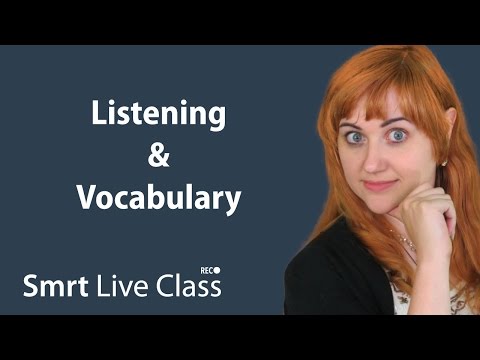 Listening & Vocabulary - Pre-Intermediate English With Nicole #16