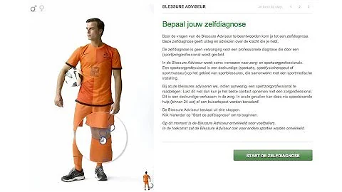 Blessure adviseur gepresenteerd voor voetballers