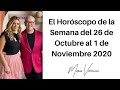 El Horóscopo de la Semana del 26 de octubre al 1 de noviembre 2020