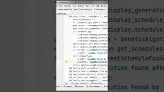 Famous Class Scheduling + Genetic Algorithm + P2P + find fittest schedule Net Worth